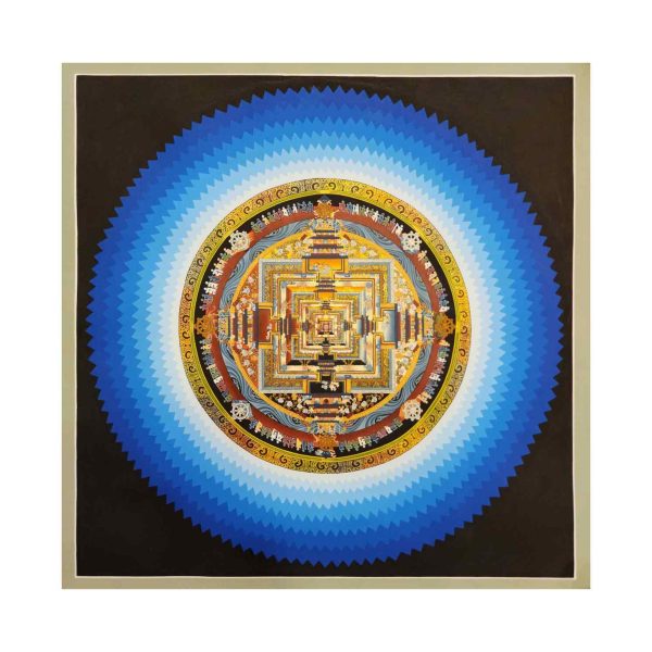 Kalachakra Mandala Thangka Painting