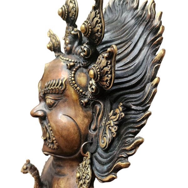 Bhairav – Handmade Ritual Metal Mask