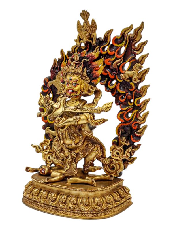 Mahakala (Two-Armed) – Buddhist Handmade Statue