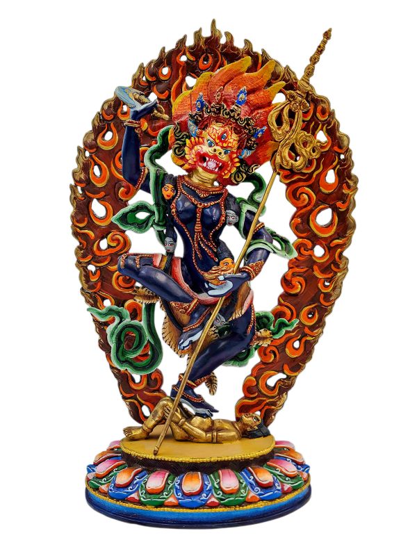 Simhamukha Yogini – Buddhist Handmade Statue