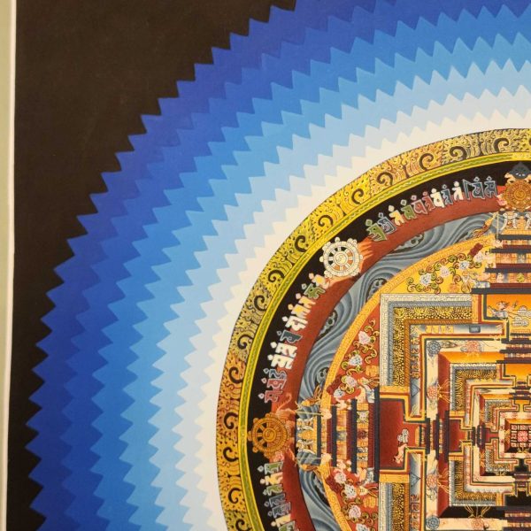 Kalachakra Mandala Thangka Painting
