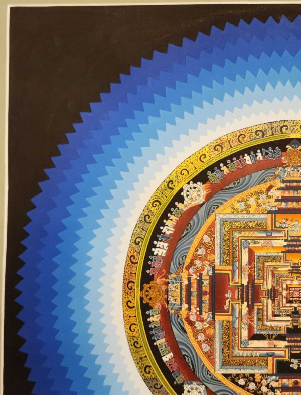 Kalachakra Mandala Thangka Painting