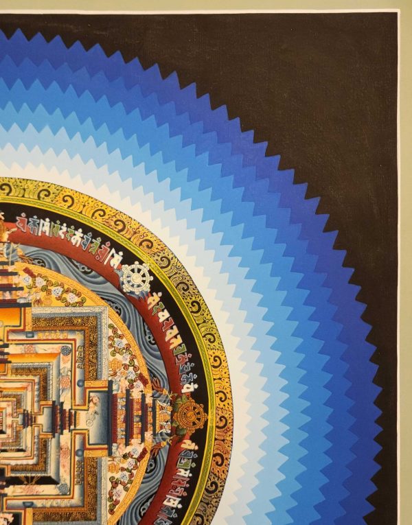 Kalachakra Mandala Thangka Painting