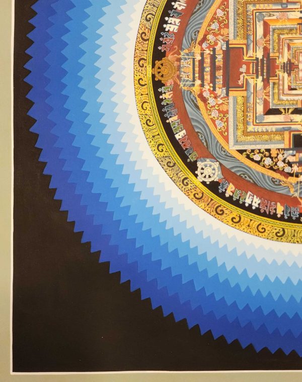 Kalachakra Mandala Thangka Painting