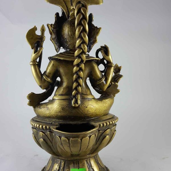 Brass Ganesh Sukunda Oil Lamp – High-Quality Statue