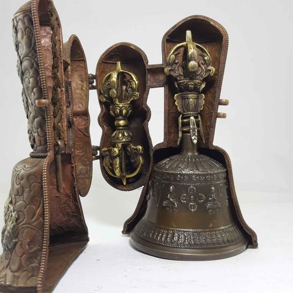 Bell and Dorje with Metal Cover – Large