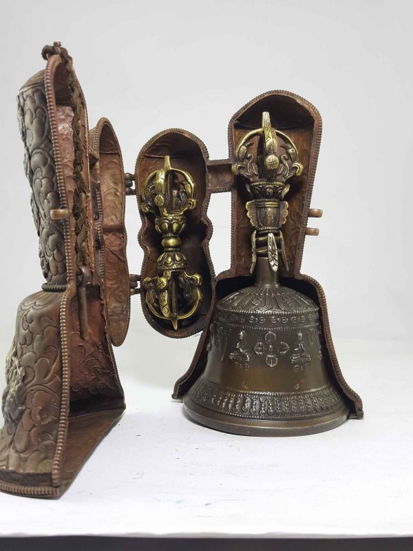 Bell and Dorje with Metal Cover – Large