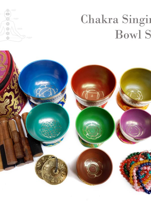 Seven Chakra Singing Bowl Set – Hand Hammered