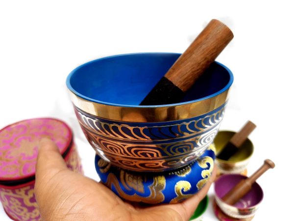 Seven Chakra Singing Bowl Set – Hand Hammered