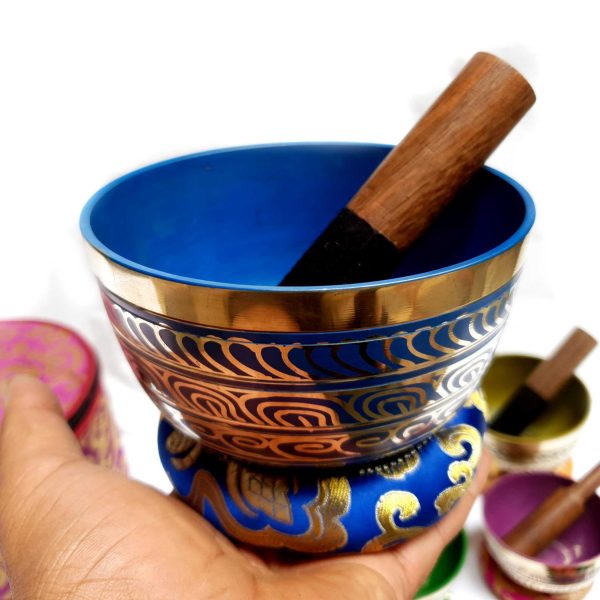 Seven Chakra Singing Bowl Set – Hand Hammered