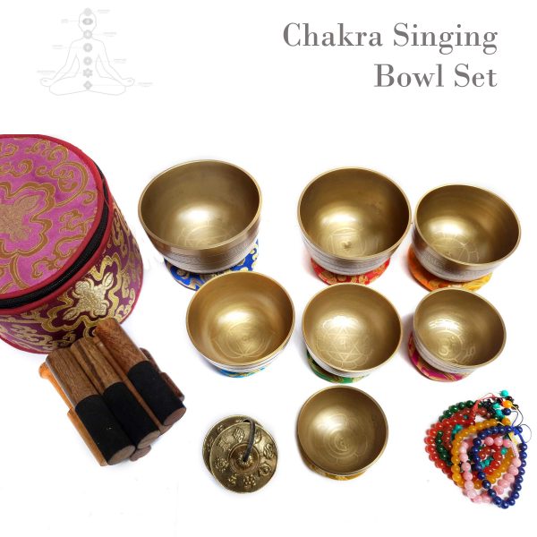 Seven Chakra Singing Bowl Set – Complete Healing Kit