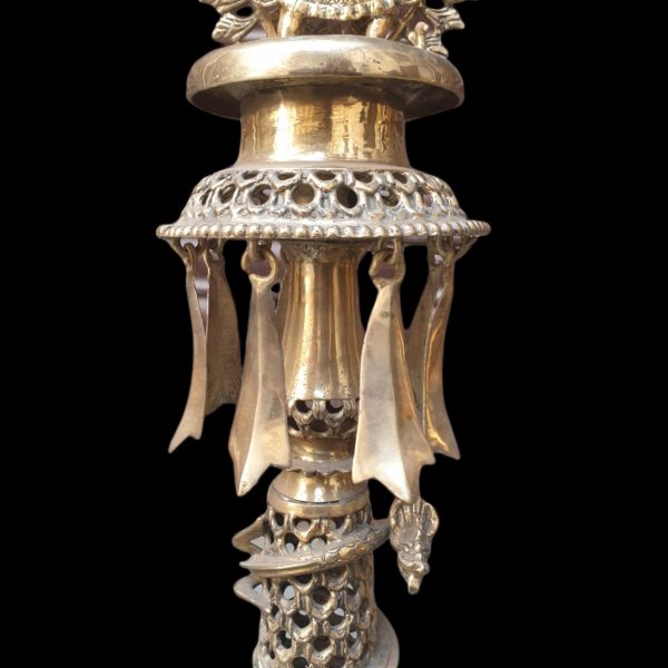 Nepali Traditional Panas Statue Set – Sukunda Oil Lamp