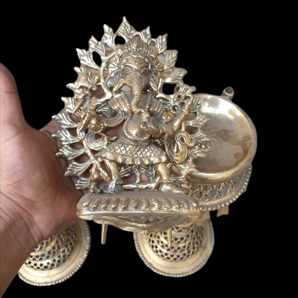 Nepali Traditional Panas Statue Set – Sukunda Oil Lamp