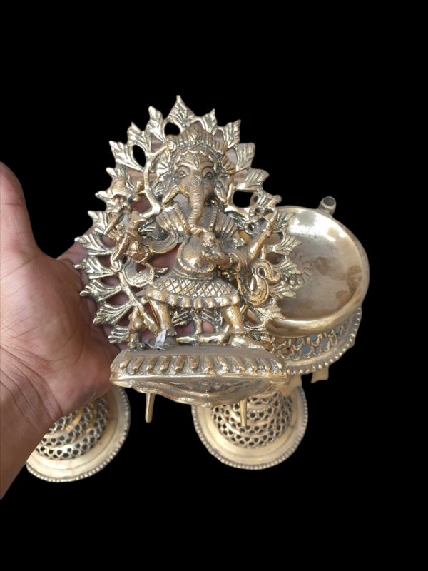 Nepali Traditional Panas Statue Set – Sukunda Oil Lamp