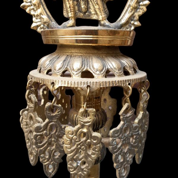 Nepali Traditional Panas Statue – Sukunda Oil Lamp Set