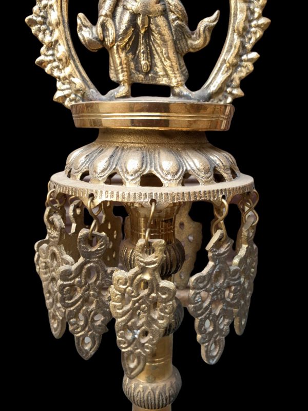 Nepali Traditional Panas Statue – Sukunda Oil Lamp Set
