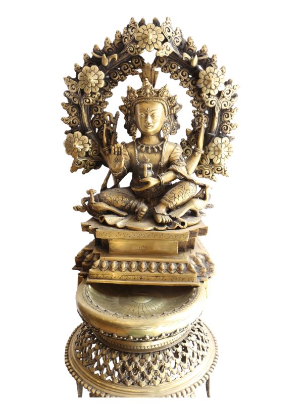 Statue of Panas Ganesh and Kumar – Sukunda Oil Lamp