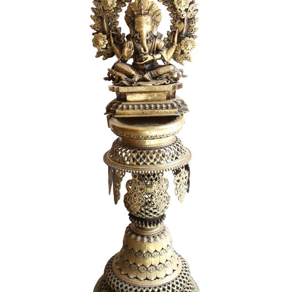 Statue of Panas Ganesh and Kumar – Sukunda Oil Lamp