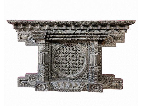 Traditional Newari Wooden Hand-Carved Windows