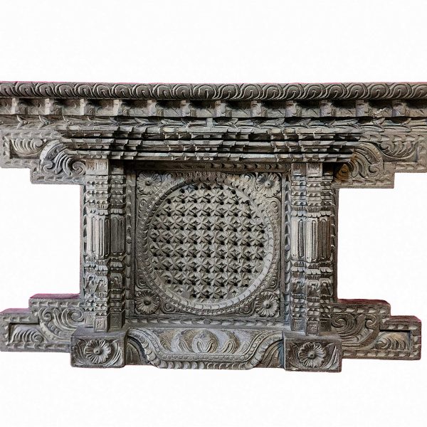 Traditional Newari Wooden Hand-Carved Windows