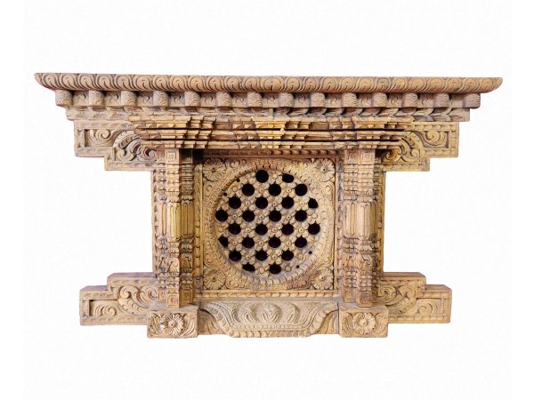 Traditional Newari Wooden Hand-Carved Windows