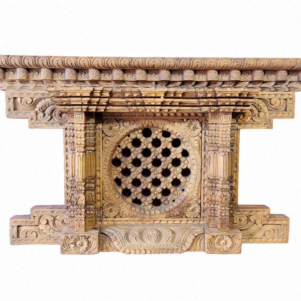 Traditional Newari Wooden Hand-Carved Windows