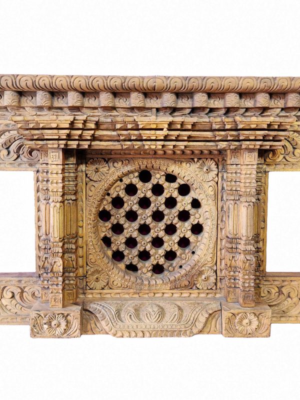 Traditional Newari Wooden Hand-Carved Windows
