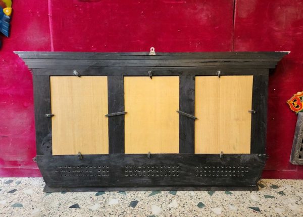 Traditional Newari Wooden Hand-Carved Window Design Photo Frame