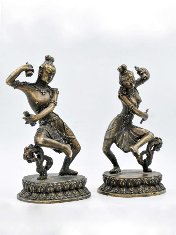 Chintamani Lokeshvara (or Gandharva) – Antique Handmade Buddhist Statue
