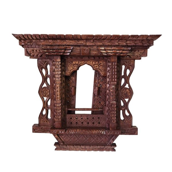 Traditional Newari Wooden Hand-Carved Windows