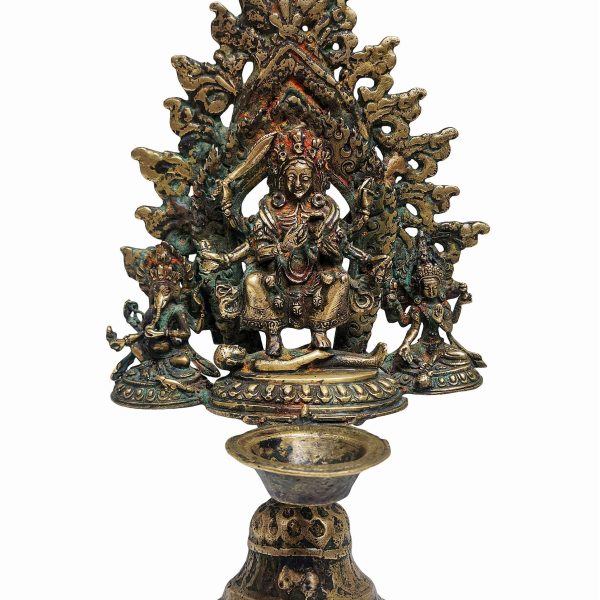 Unique Panas Statue – Antique Sukunda Oil Lamp