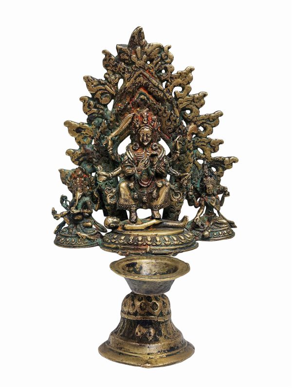 Unique Panas Statue – Antique Sukunda Oil Lamp