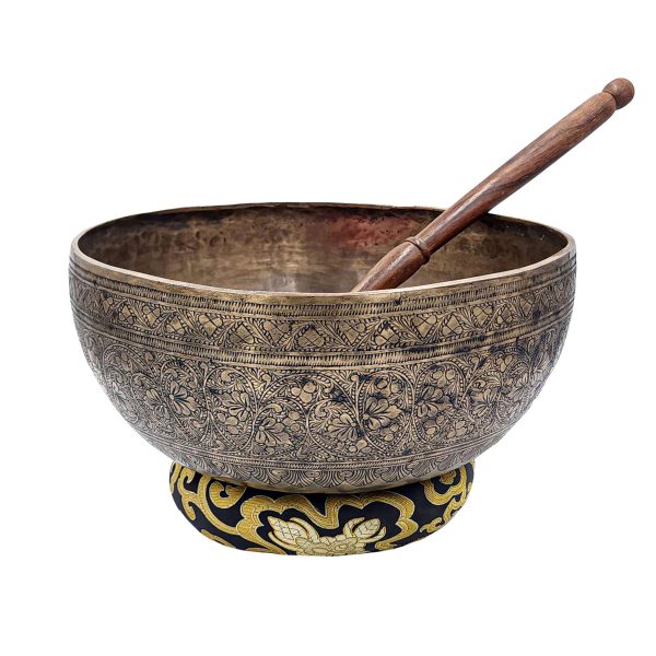Buddhist Antique Jambati Singing Bowl – Hand Beaten