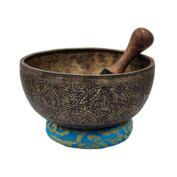 Buddhist Antique Jambati Singing Bowl – Hand Beaten