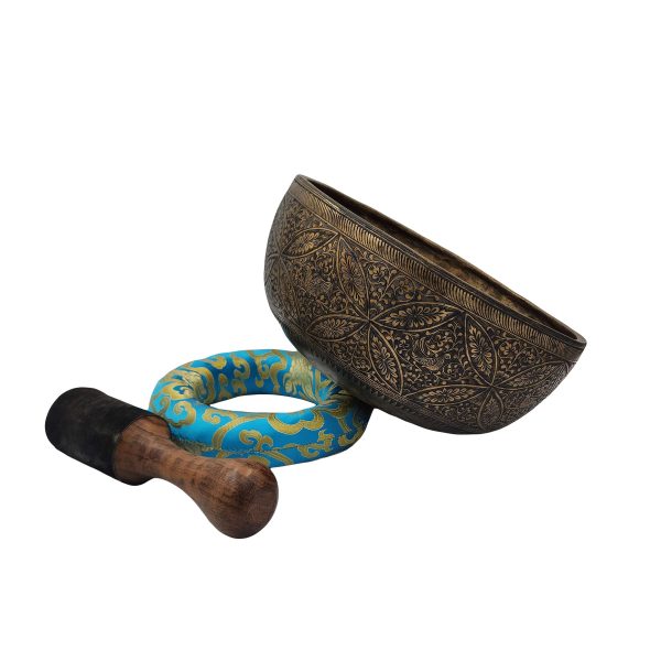 Buddhist Antique Jambati Singing Bowl – Hand Beaten