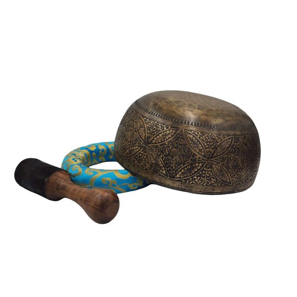 Buddhist Antique Jambati Singing Bowl – Hand Beaten
