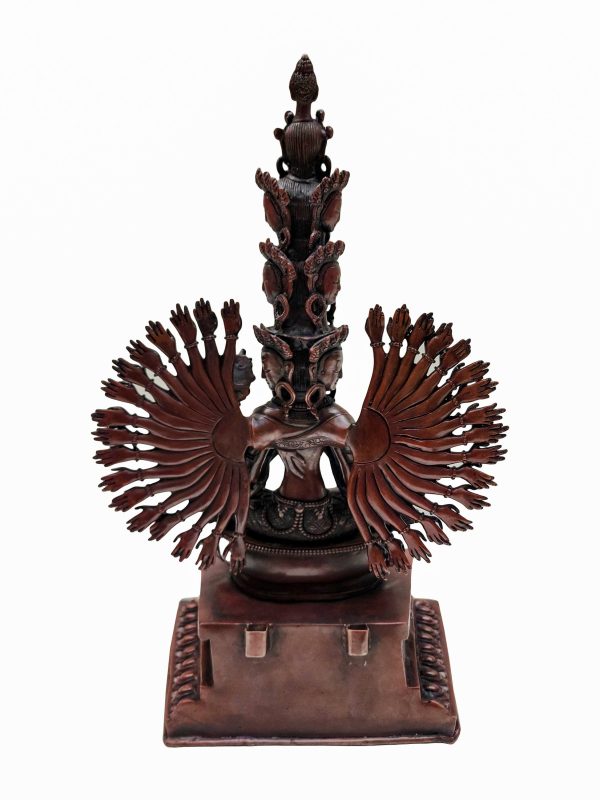 Avalokiteshvara – 1000 Arms (Sahasrabhuja) – Handmade Buddhist Statue