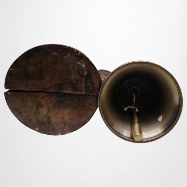 Bell and Dorje (Vajra) with Metal Cover – 9 Point Set | Dehradun Piece