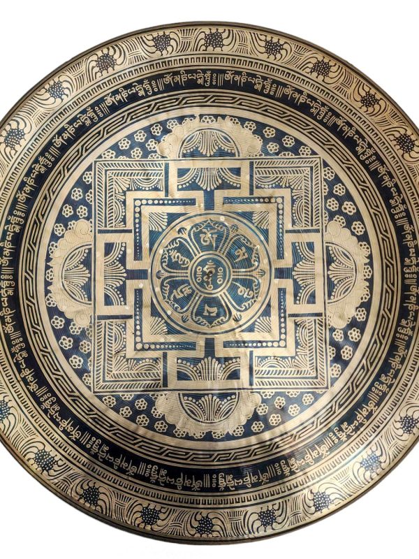 Handmade Gong – Bronze Chau Gong, Tam-Tam Gong, Symphonic Gong with Mandala Etching