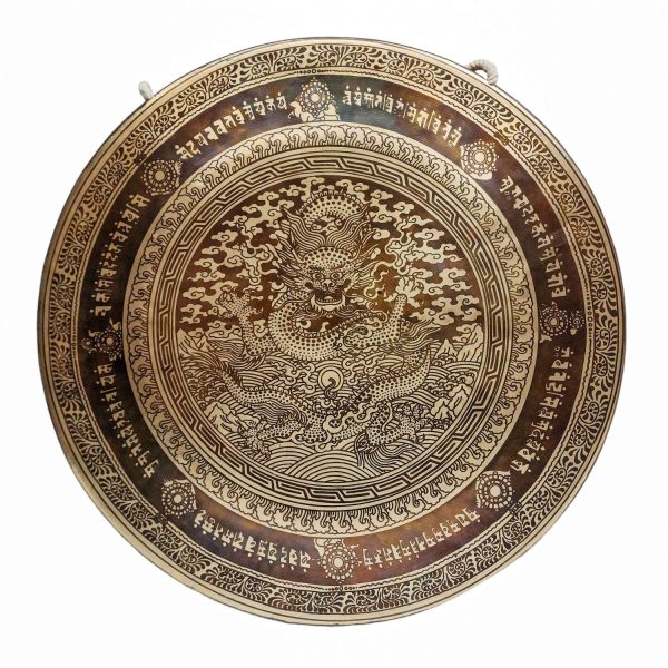 Handmade Gong – Bronze Chau Gong | Tam-Tam Symphonic Gong with Dragon Etching