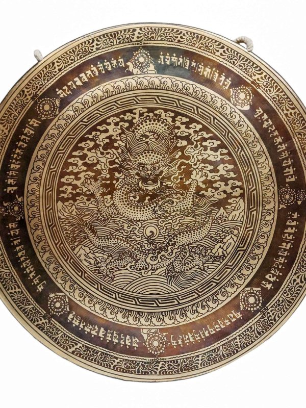 Handmade Gong – Bronze Chau Gong | Tam-Tam Symphonic Gong with Dragon Etching