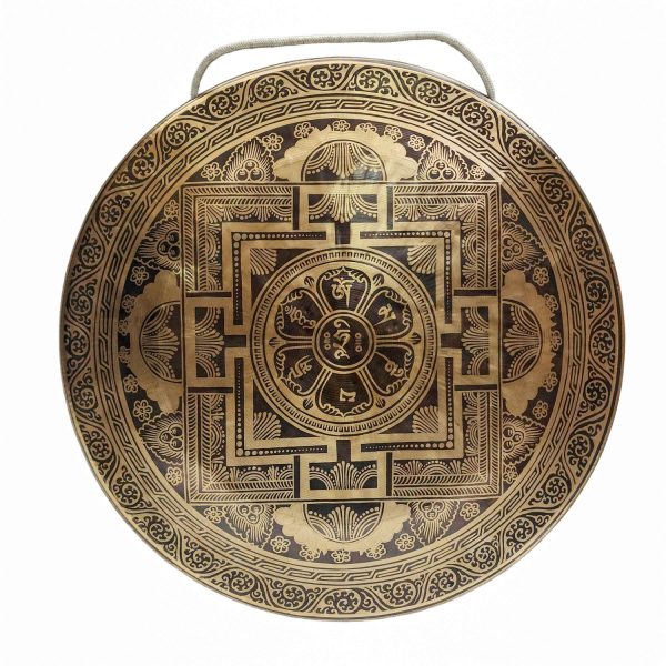 Handmade Gong – Bronze Chau Gong, Tam-Tam Gong, Symphonic Gong with Mandala Etching