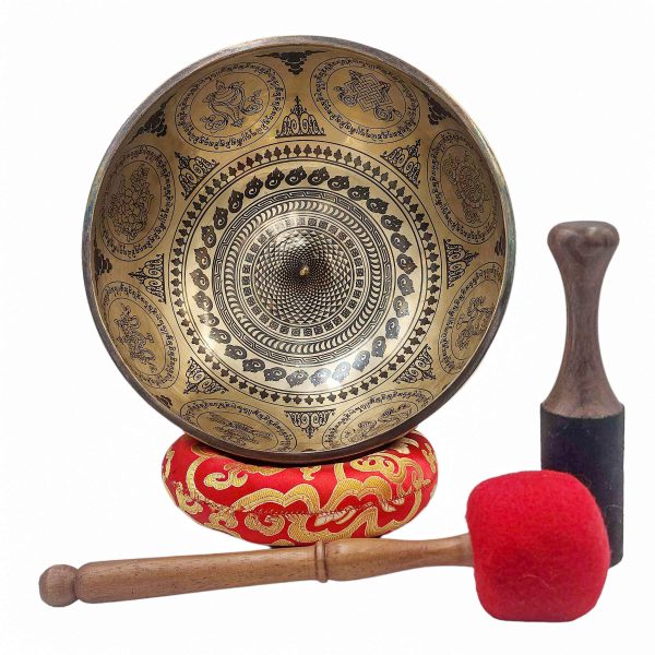 Buddhist Hand-Beaten Lingam Singing Bowl