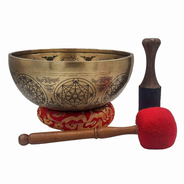 Buddhist Hand-Beaten Lingam Singing Bowl