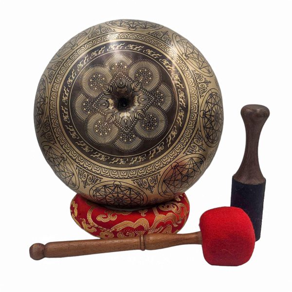 Buddhist Hand-Beaten Lingam Singing Bowl