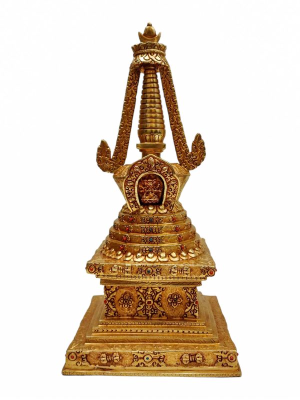 Buddhist Stupa – Handmade Sacred Monument Statue