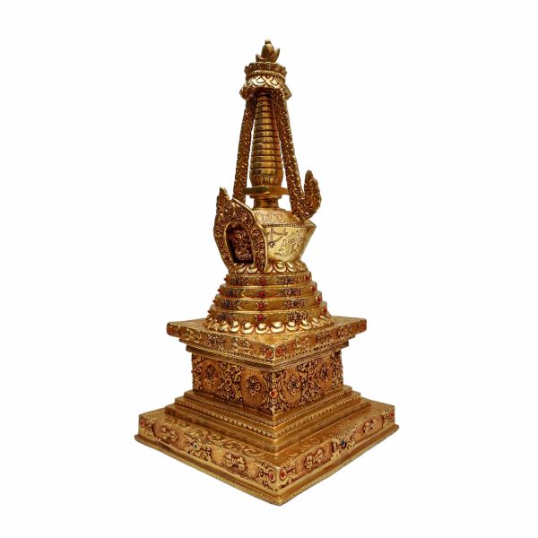 Buddhist Stupa – Handmade Sacred Monument Statue