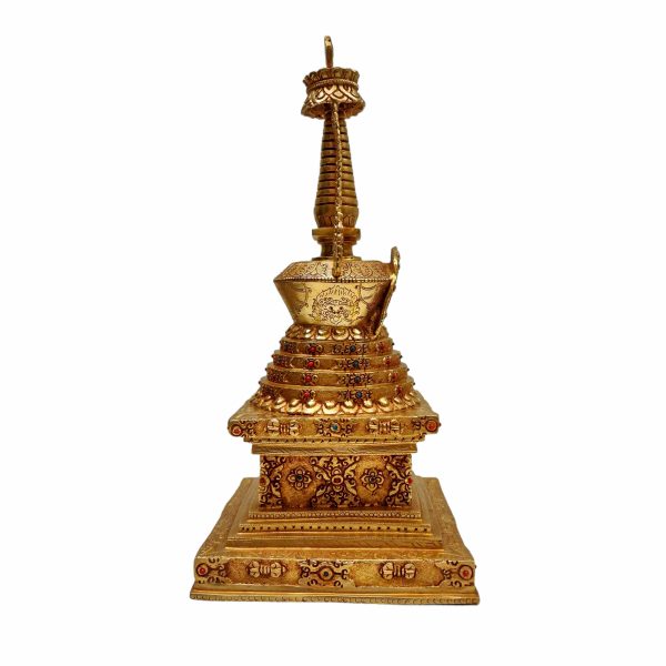 Buddhist Stupa – Handmade Sacred Monument Statue
