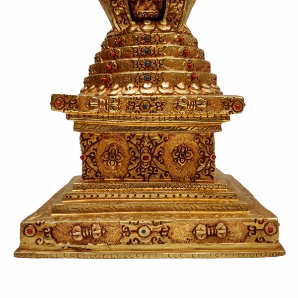 Buddhist Stupa – Handmade Sacred Monument Statue