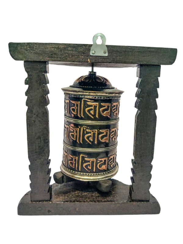 Buddhist Handmade Wall Prayer Wheel